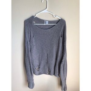 HM DISTRESSED SWEATER